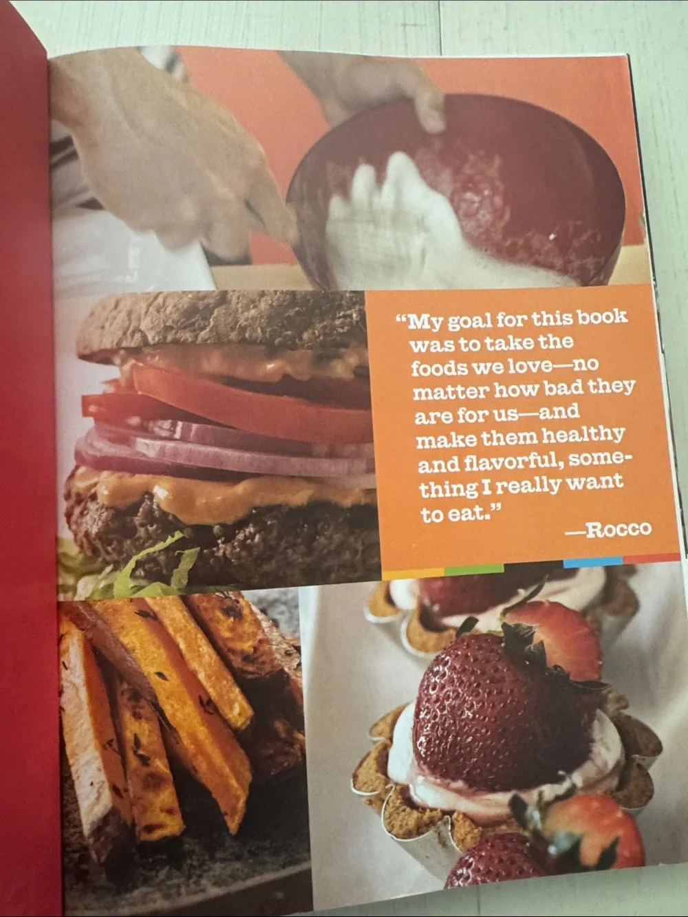 Now EatThis! Cookbook by Rocco Dispirito-in like new condition